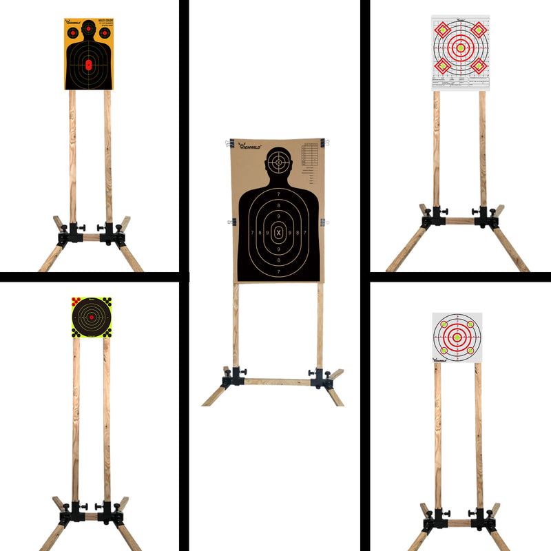 Load image into Gallery viewer, Adjustable Paper Target Stand Base - 2 PACK
