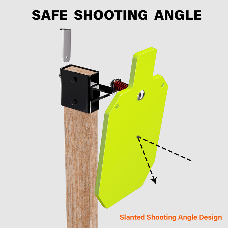 Load image into Gallery viewer, 1/2" Thick 10" X 16" Torso + 2X4 Target Mount Kit
