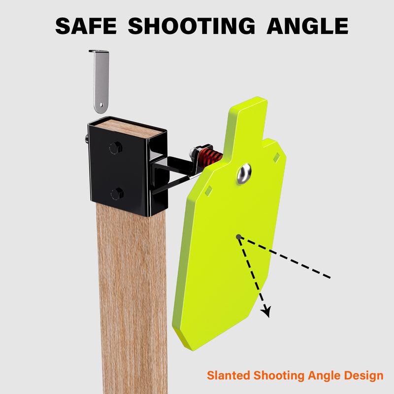 Load image into Gallery viewer, 1/2" Thick 7" X 12" Torso + 2X4 Target Mount Kit

