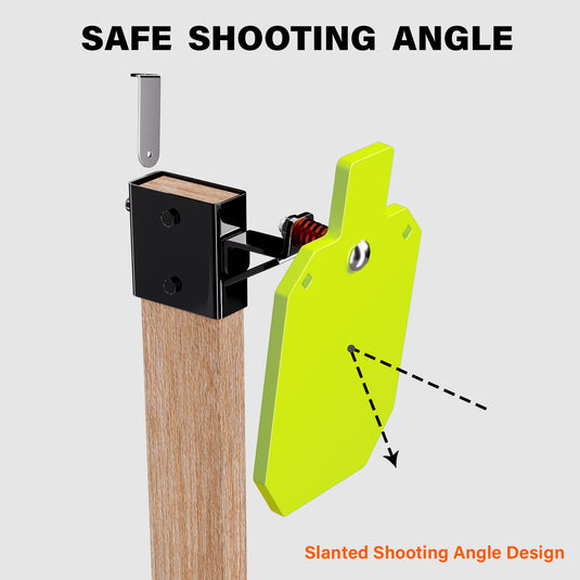 1/2" Thick 7" X 12" Torso + 2X4 Target Mount Kit