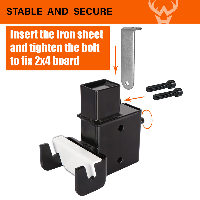Load image into Gallery viewer, 2x4 &amp; T-Post Target Hanger, Target Mount Bracket - Only for 12" X 20" X 3/8" AR500 Steel Bullseye Hostage Target
