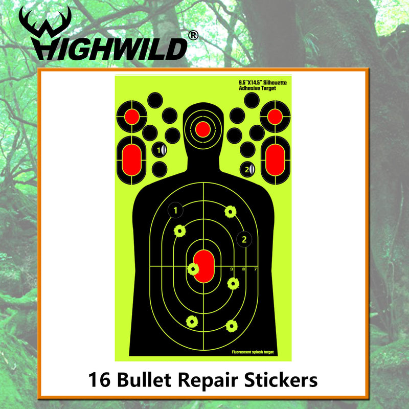 Load image into Gallery viewer, 9.5&quot; X 14.5&quot; Splatter Target Sticker - Pack of 25
