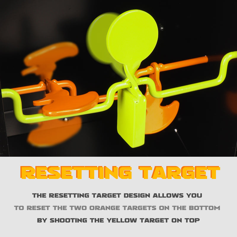 Load image into Gallery viewer, BB Trap Pellet Collector Resetting Target (Airgun Only) with 10pcs 7&quot; X 9&quot; Paper Targets and 3 Spinner Targets
