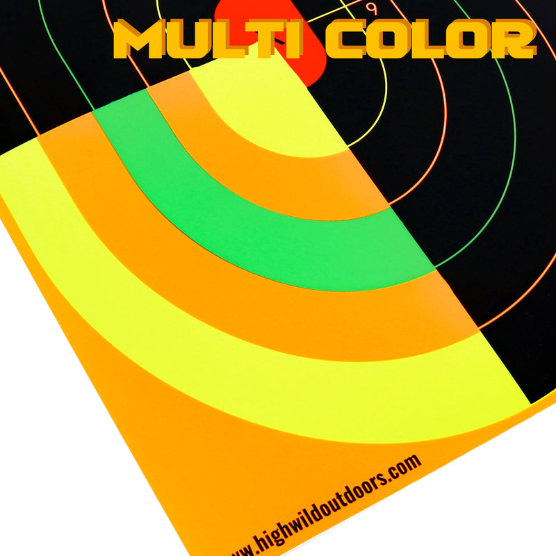 Load image into Gallery viewer, Sight in Splatter Shooting Range Targets - Splash Effect of Multiple Colors - 12 x 18 Inch
