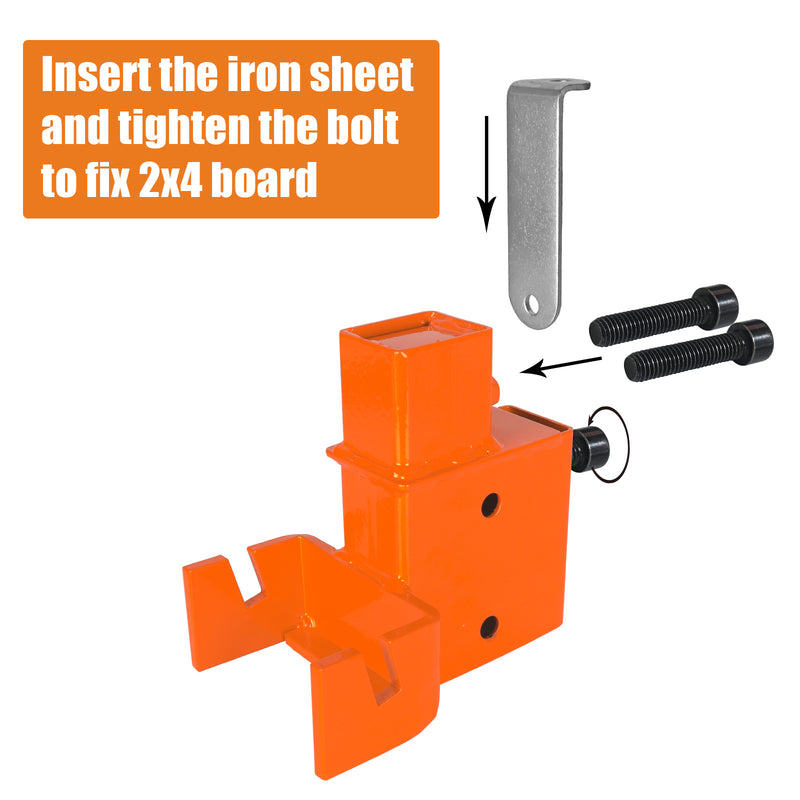 Load image into Gallery viewer, 2x4 &amp; T-Post Target Hanger, Target Mount Bracket - Only for 12&quot; X 20&quot; X 3/8&quot; AR500 Steel Bullseye Hostage Target
