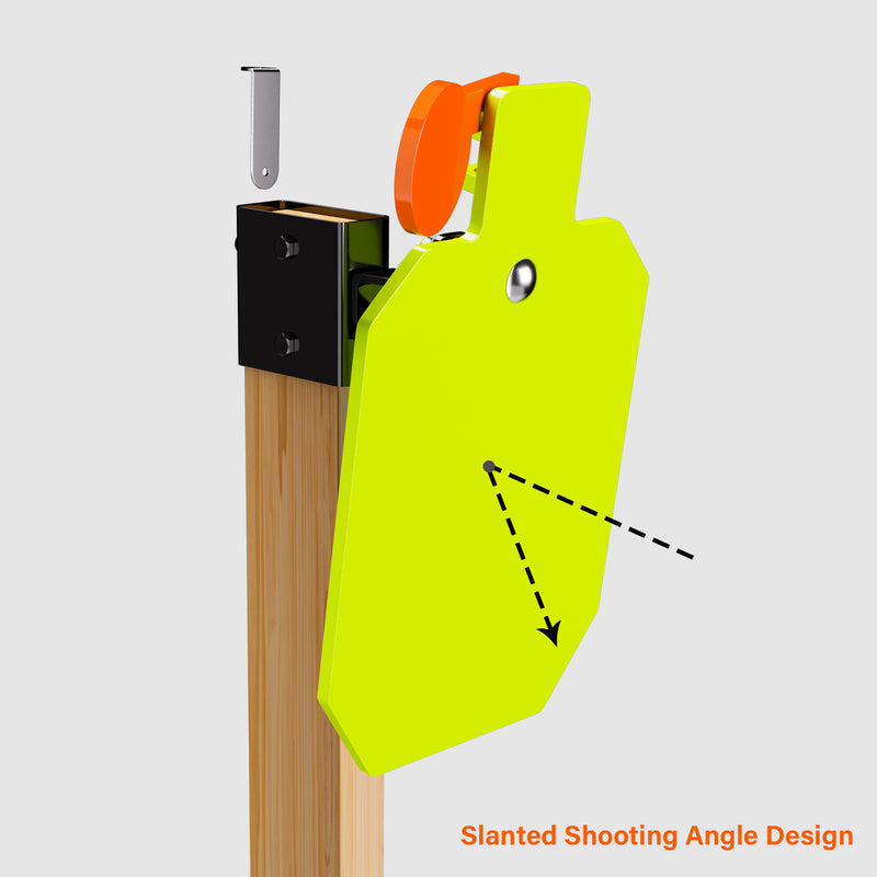 Load image into Gallery viewer, Double T-Shaped Base Stand + 2X4 Target Hanger + 3/8" Thick 10" X 16" Hostage Target
