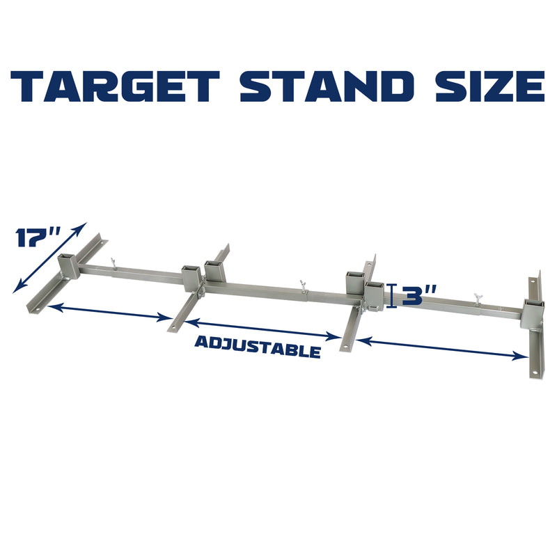 Load image into Gallery viewer, Adjustable Target Stand Base Paper Target Stands Triple Set
