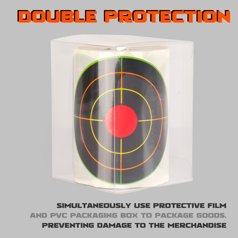 Load image into Gallery viewer, 4 Inch Splatter Adhesive Bullseye Shooting Target Stickers - 200 Pack
