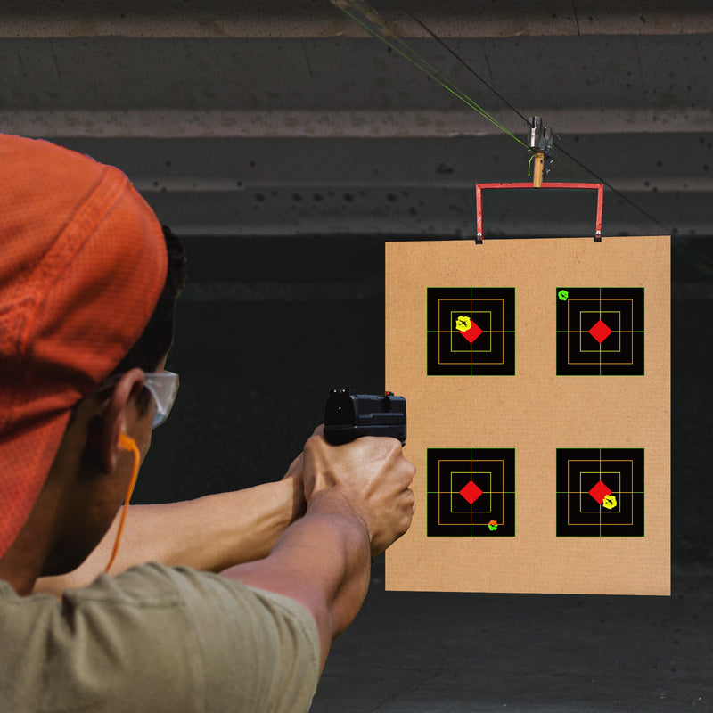 Load image into Gallery viewer, Splatter Adhesive Sight in Shooting Target Stickers - Splash Effect of Multiple Colors (4 INCH - 200 Pack)
