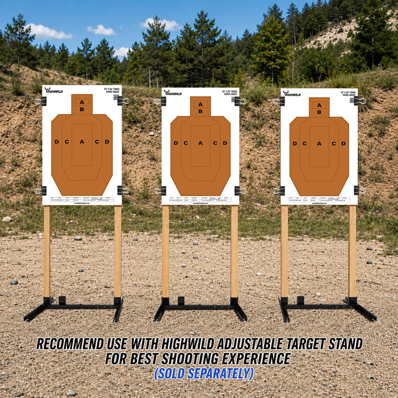 Load image into Gallery viewer, 23" x 35" USPSA Paper Shooting Targets
