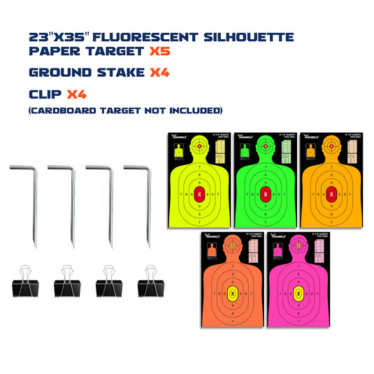 H Shape Adjustable Paper Target Stand Base - 1 PACK – Highwild