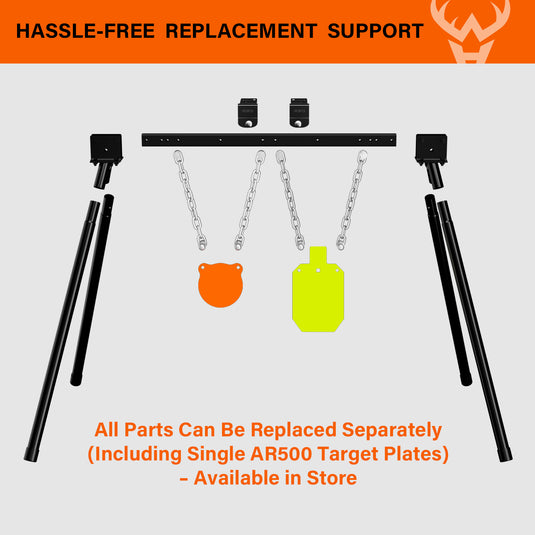 B001 Expandable Stand + Mounting Kit + 6" Gong, 7" X 12"Torso
