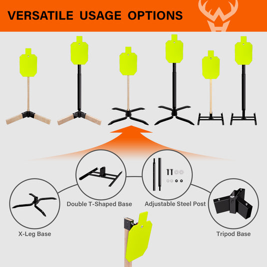 1/2" Thick 12" X 20" Torso + 2X4 Target Mount Kit