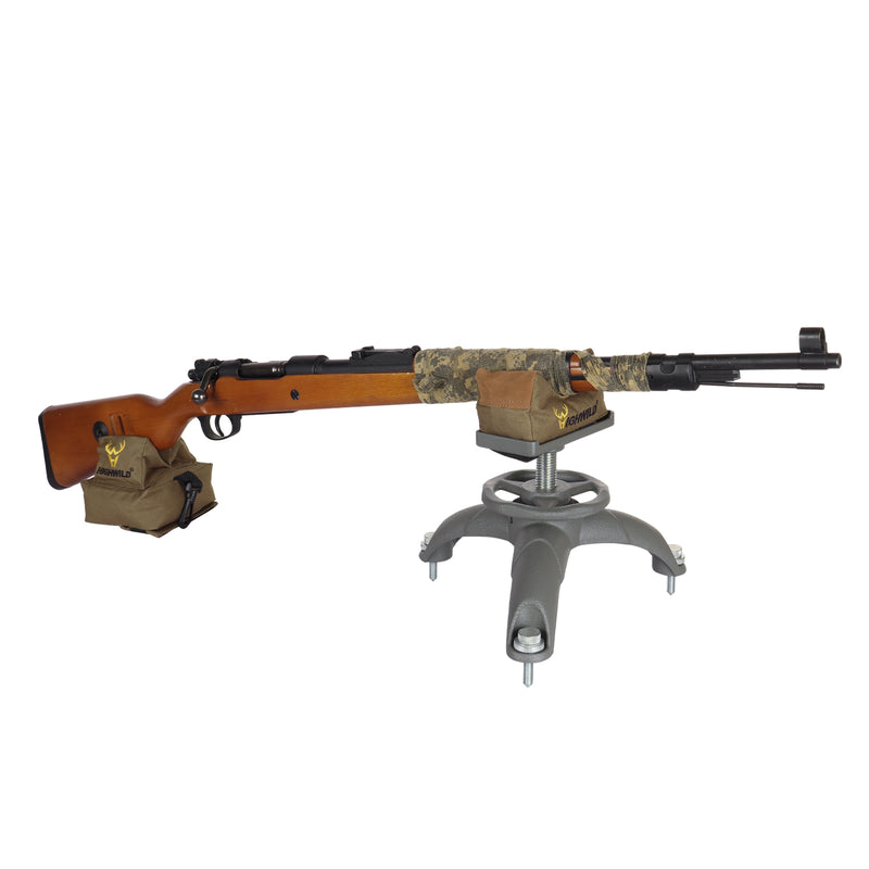 Load image into Gallery viewer, Adjustable Iron Shooting Rest System | Front and Rear Rest Bag
