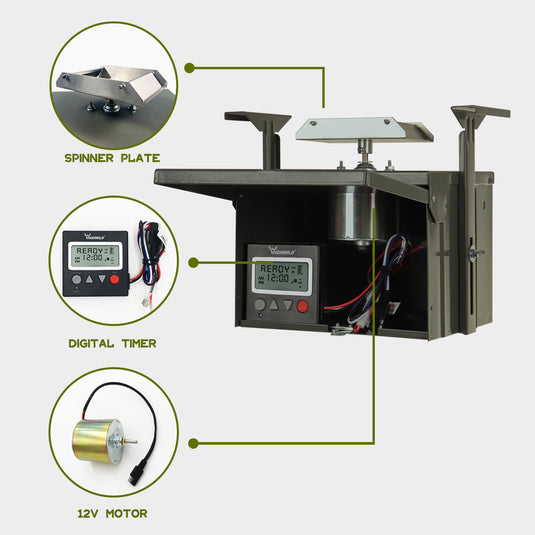 12V Metal Game Feeder Kit