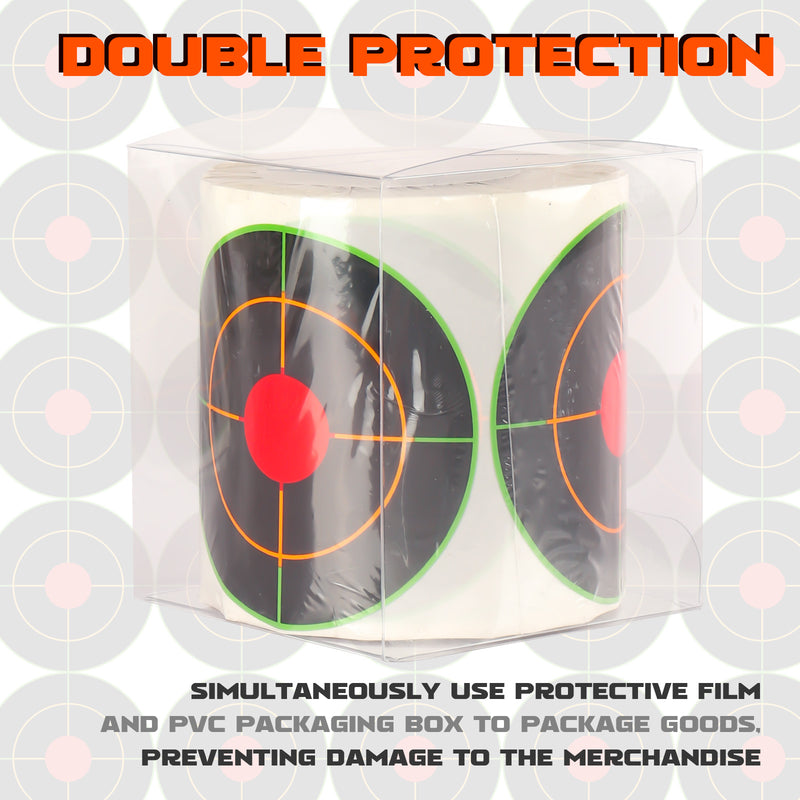 Shooting Position Sticker 3 Inch Splatter Adhesive Bullseye Shooting Target Stickers - 250 Pack ...
