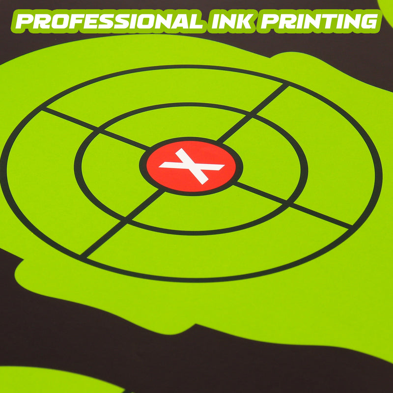 Load image into Gallery viewer, Shooting Range Silhouette Paper Target - 17X25 Inches (Black &amp; Green)
