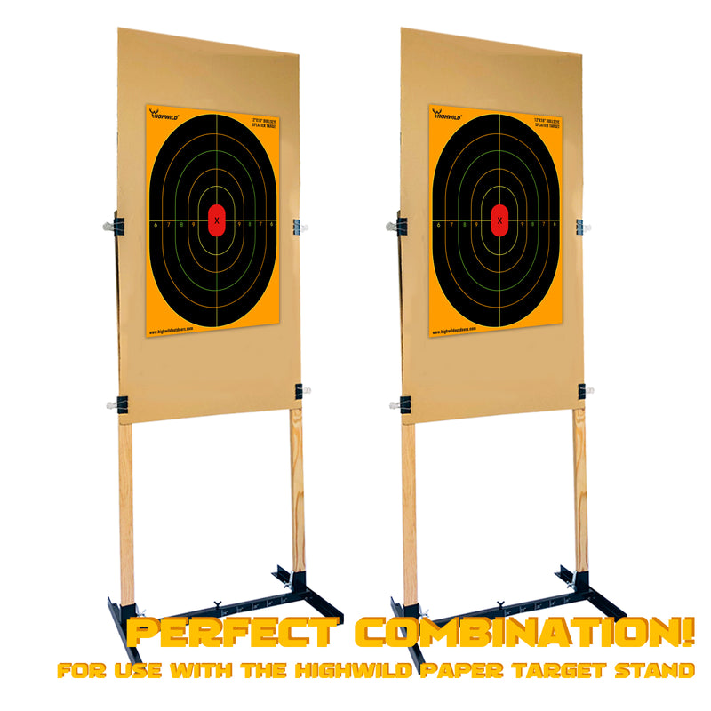 Load image into Gallery viewer, Sight in Splatter Shooting Range Targets - Splash Effect of Multiple Colors - 12 x 18 Inch
