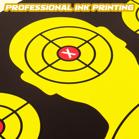 70 Shooting Targets: 8.5" X 8.5" | Silhouette Black | Firearms, Airsoft