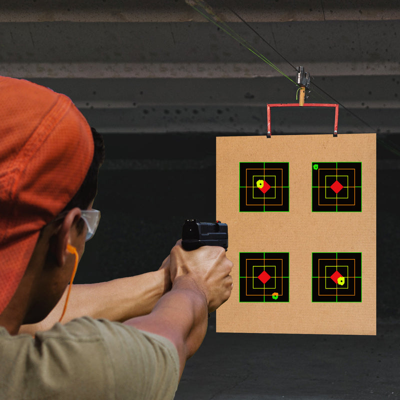 Load image into Gallery viewer, Splatter Adhesive Sight in Shooting Target Stickers - Splash Effect of Multiple Colors (4 INCH - 200 Pack)
