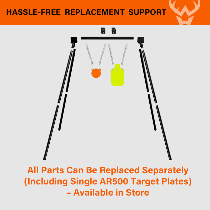 Load image into Gallery viewer, B001 Adjustable Stand + Mounting Kit + 3/8&quot; Thick 6&quot; Gong, 7&quot; X 12&quot;Torso
