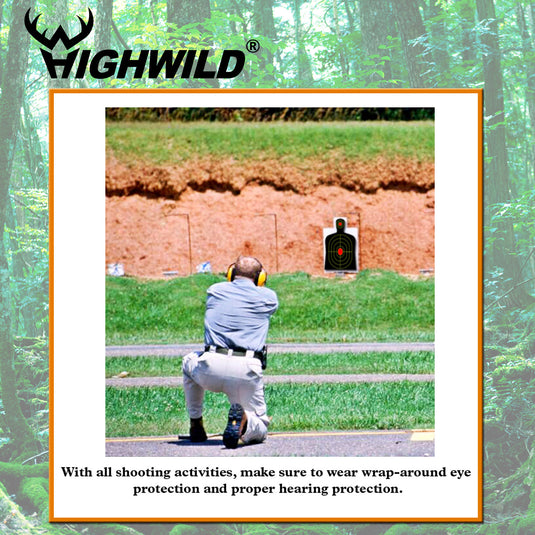 9.5" X 14.5" Splatter Target Sticker - Pack of 25