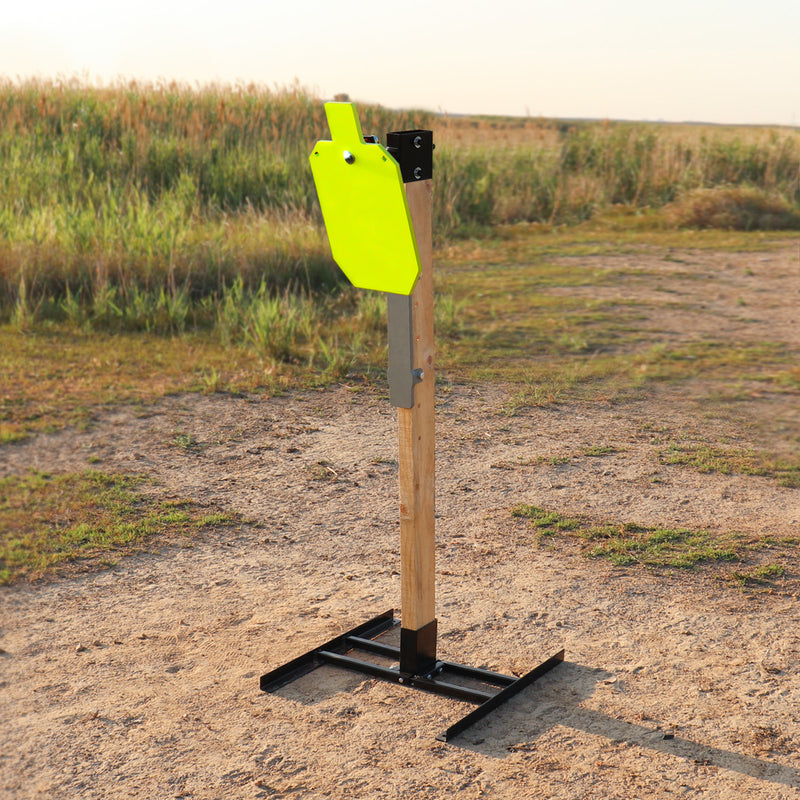 Load image into Gallery viewer, AR500 Steel 2x4 Target Stand Protector Wood Stand Armor Plate Protective Shield
