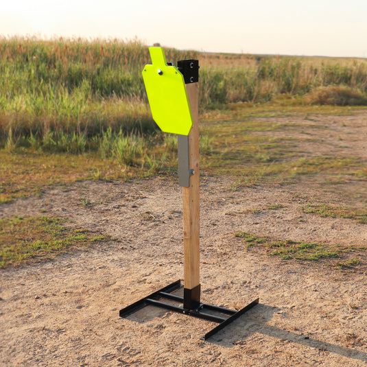 AR500 Steel 2x4 Target Stand Protector Wood Stand Armor Plate Protective Shield