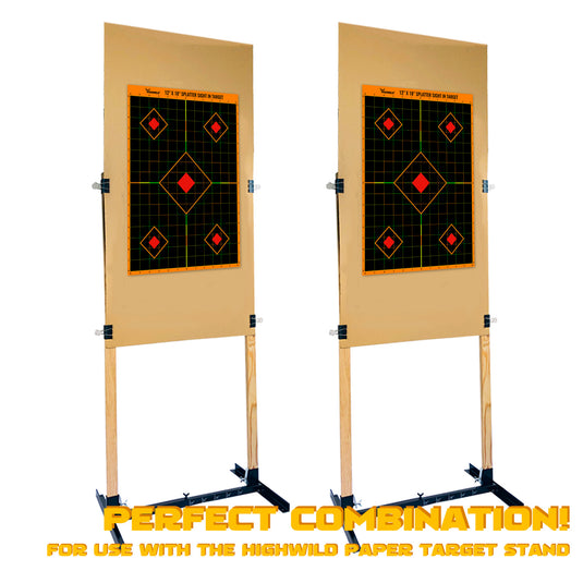 Sight in Splatter Shooting Range Targets - Splash Effect of Multiple Colors - 12 x 18 Inch