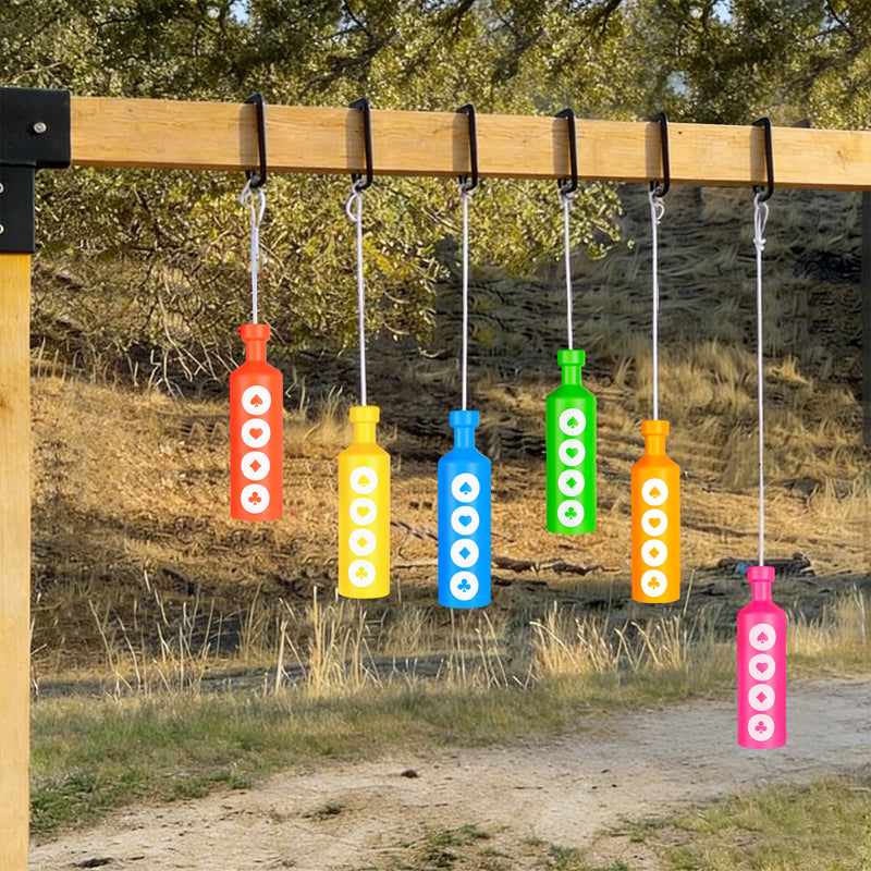 Load image into Gallery viewer, Plastic Shatterproof Bottle Targets with Hanging Rope
