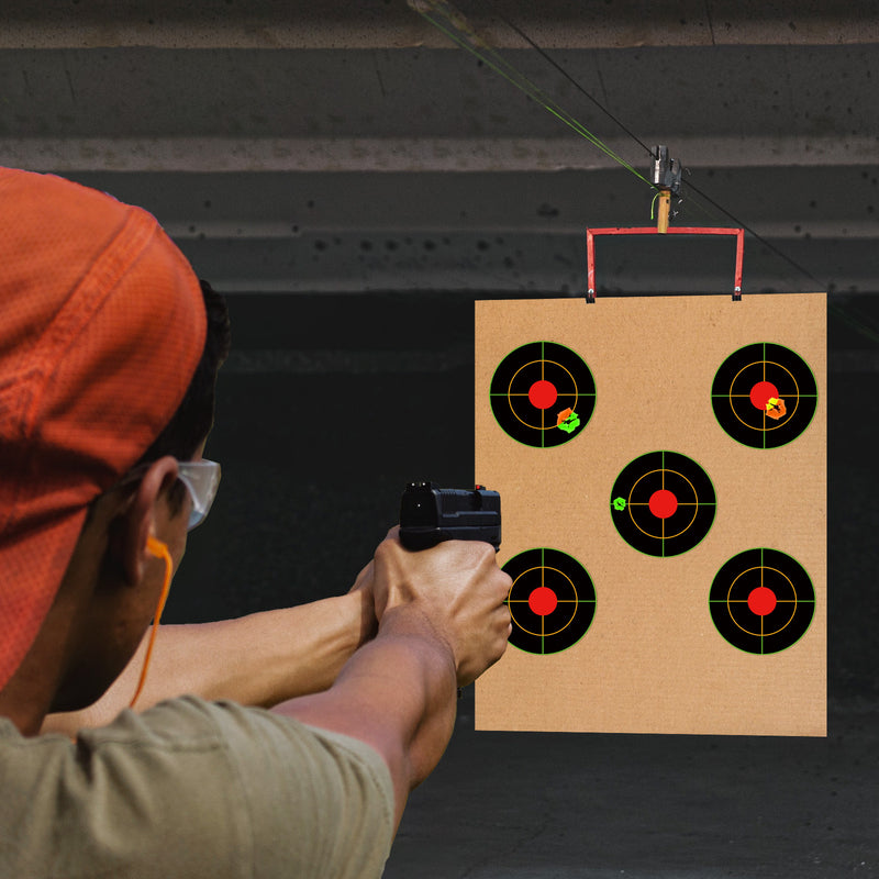 Load image into Gallery viewer, 3 Inch Splatter Adhesive Bullseye Shooting Target Stickers - 250 Pack
