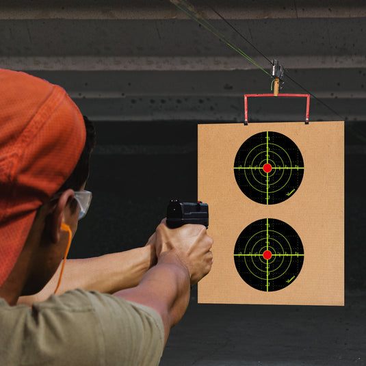 6 Inch Splatter Target Stickers - 100 Pack