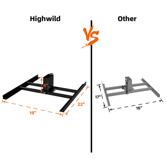 Double T-Shaped Base Stand + 2X4 Target Hanger