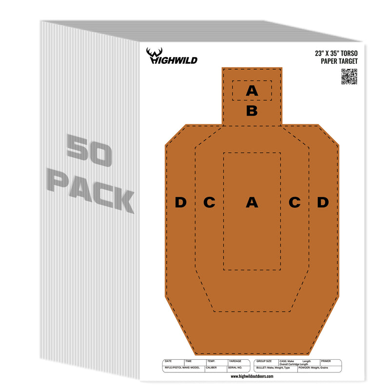 Load image into Gallery viewer, 23" x 35" USPSA Paper Shooting Targets
