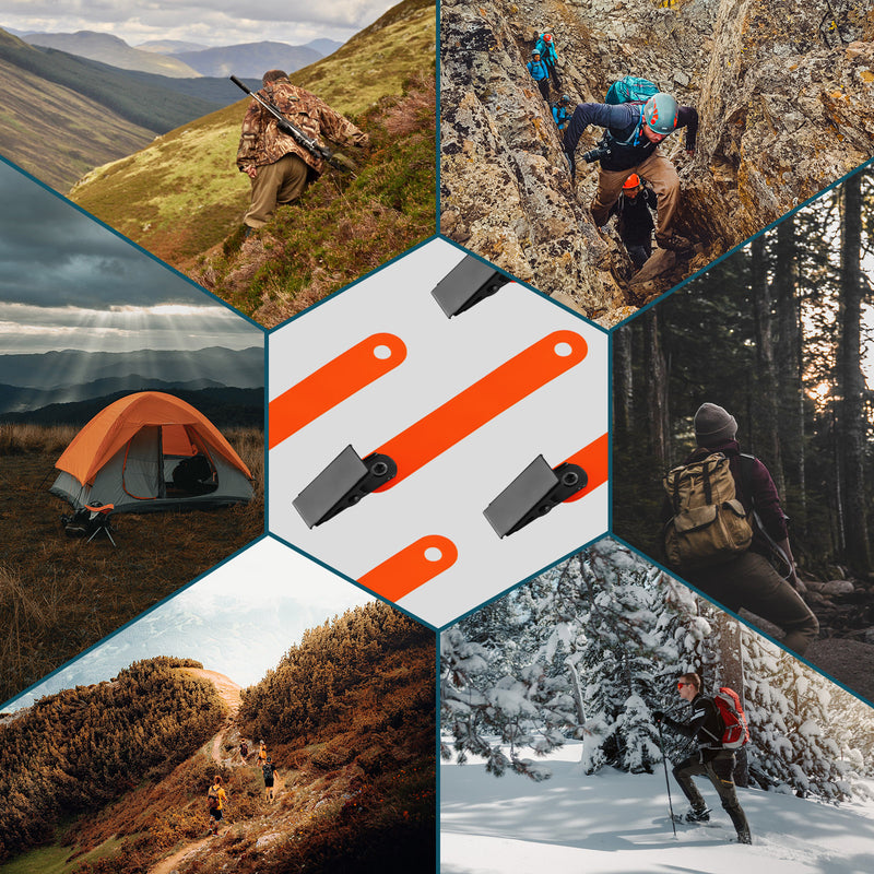 Load image into Gallery viewer, Trail Marker with Clips - Orange (Pack of 25)
