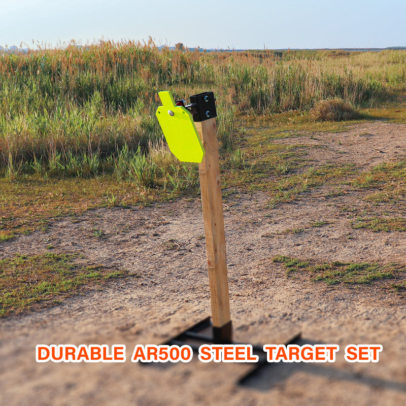 Load image into Gallery viewer, 1/2" Thick 7" X 12" Torso + 2X4 Target Mount Kit
