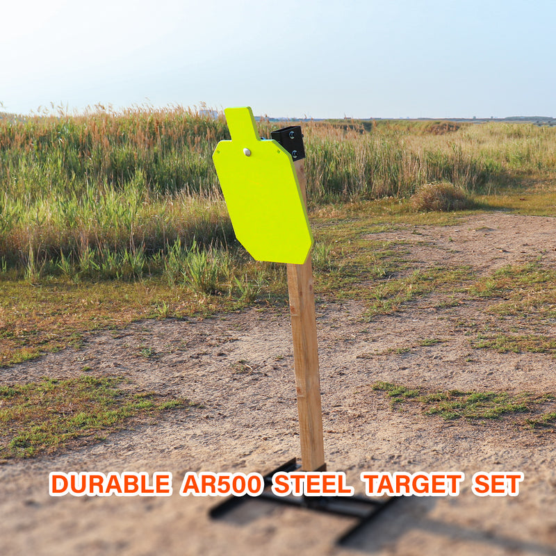 Load image into Gallery viewer, 1/2" Thick 12" X 20" Torso + 2X4 Target Mount Kit
