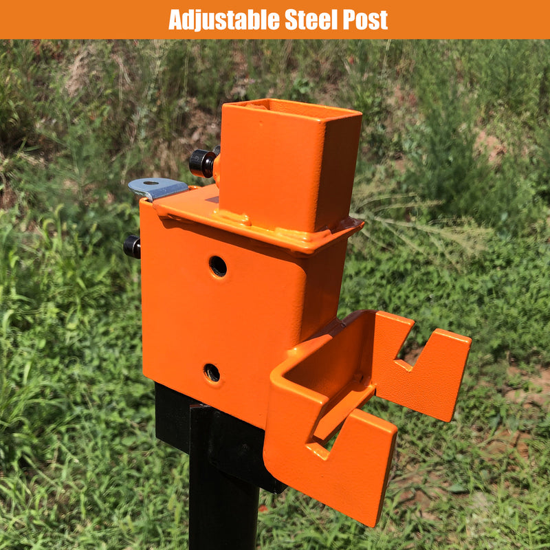 Load image into Gallery viewer, 2x4 &amp; T-Post Target Hanger, Target Mount Bracket - Only for 12&quot; X 20&quot; X 3/8&quot; AR500 Steel Bullseye Hostage Target
