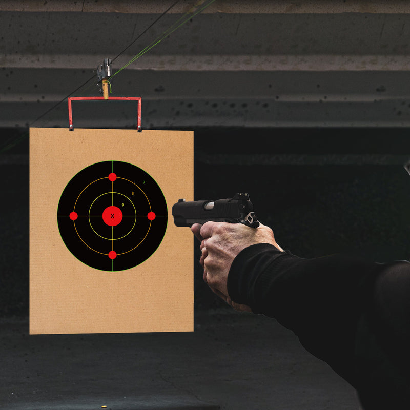 Load image into Gallery viewer, Stick Splatter Adhesive Bullseye Shooting Targets - 12x12 Inch
