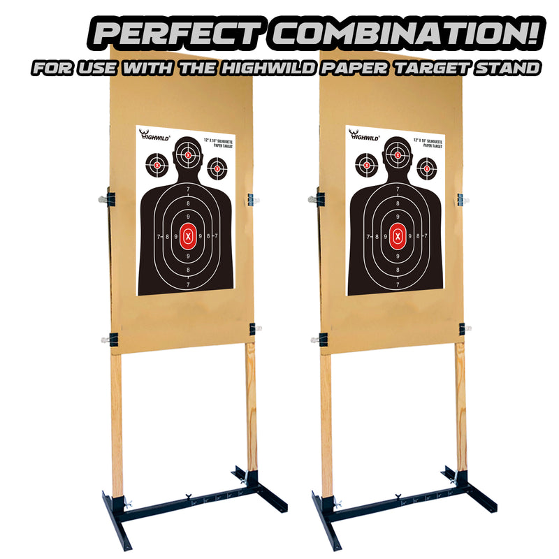 Load image into Gallery viewer, Shooting Range Silhouette Paper Target - 12X18 Inches (50 Pack)
