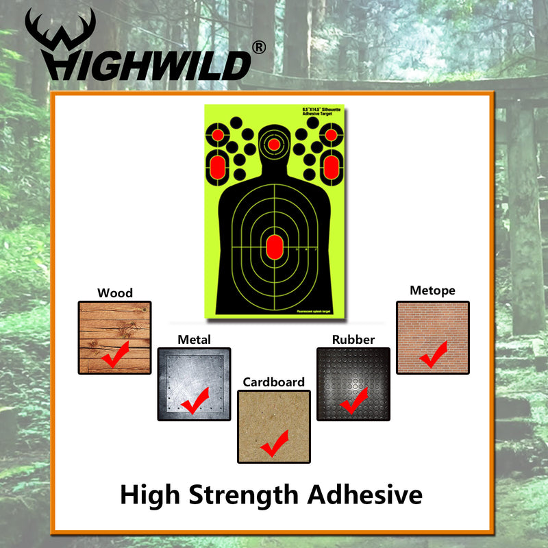 Load image into Gallery viewer, 9.5&quot; X 14.5&quot; Splatter Target Sticker - Pack of 25
