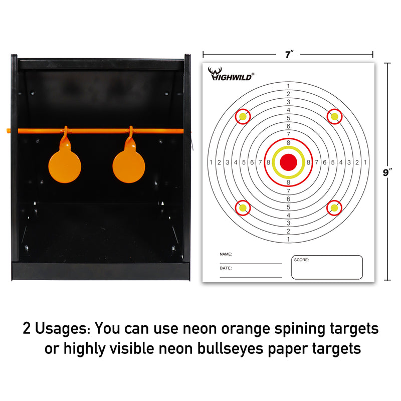 Load image into Gallery viewer, 7&quot; X 9&quot; Bullet Trap - for Paper Targets &amp; Spinner Targets
