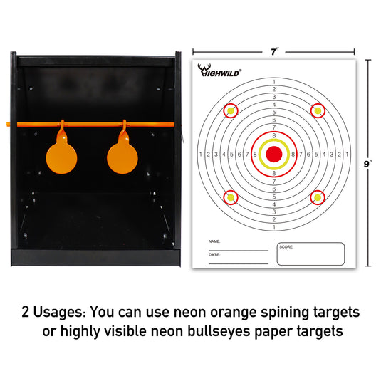 7" X 9" Bullet Trap - for Paper Targets & Spinner Targets