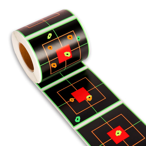 Splatter Adhesive Sight in Shooting Target Stickers - Splash Effect of Multiple Colors (3 INCH - 250 Pack)