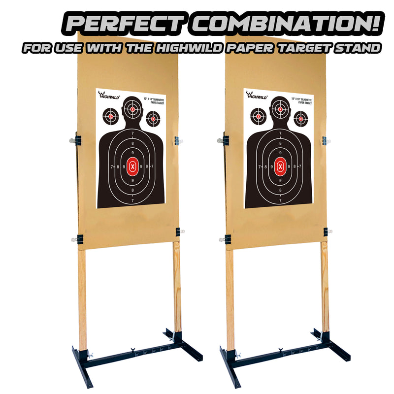 Load image into Gallery viewer, Shooting Range Silhouette Paper Target - 12X18 Inches (25 Pack)
