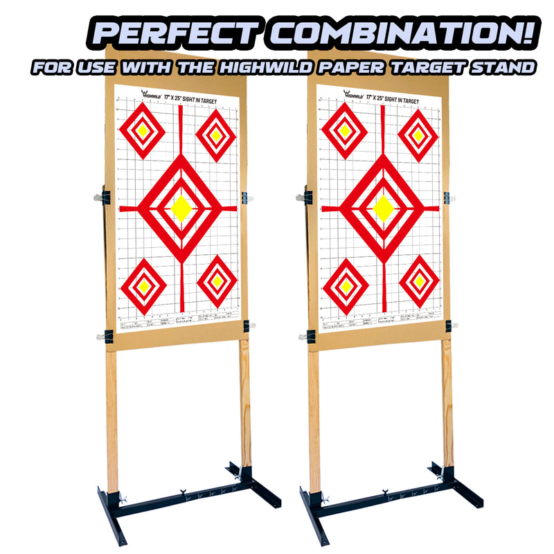 Shooting Target Paper Rack Sight in Shooting Range Paper Target - 17X25 Inches – Highwild