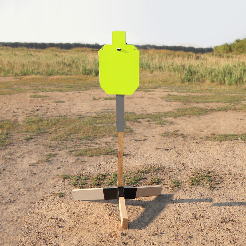 Load image into Gallery viewer, AR500 Steel 2x4 Target Stand Protector Wood Stand Armor Plate Protective Shield
