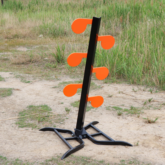 6" x 3/8" AR500 Steel Target Dueling Tree Stand