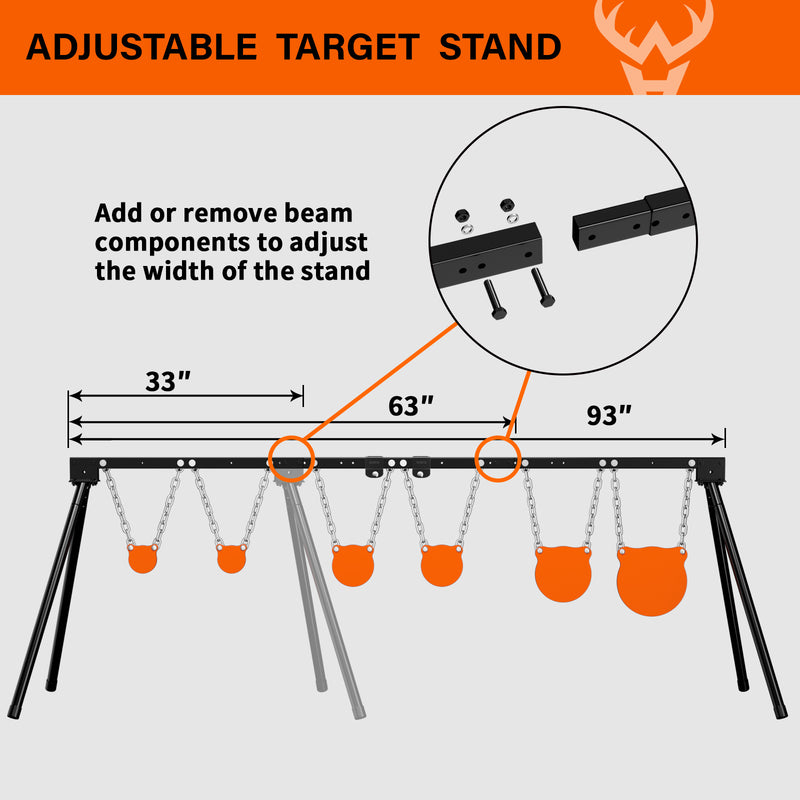 Load image into Gallery viewer, B001 Stand Complete Target System 46
