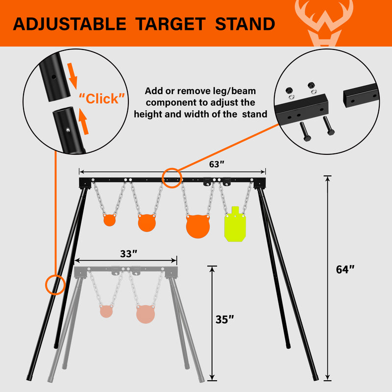 Load image into Gallery viewer, B001 Stand Complete Target System 35
